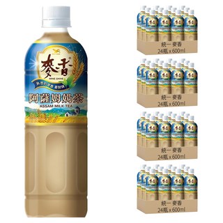 統一 麥香 阿薩姆奶茶 600ml，24入裝, 96瓶