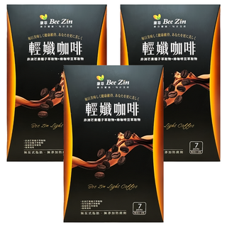 Bee Zin 康萃 美活非洲芒果咖啡 7包/盒 含非洲芒果種子萃取+綠咖啡豆萃取物, 12g, 3盒