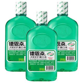 Day and Night 德恩奈 深層潔淨漱口水, 720ml, 3瓶