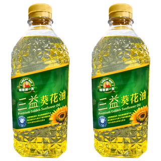 得意的一天 三益葵花油, 1.58L, 2瓶