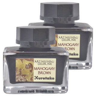 Kuretake 吳竹 鋼筆墨水 20ml, 桃花心木, 2個