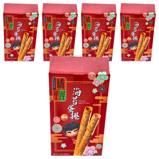 橘平屋 海苔蛋捲禮盒, 原味, 300g, 5盒