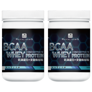 ROYAL SONG 御松田 乳清蛋白 + BCAA支鏈胺基酸, 2個, 500g