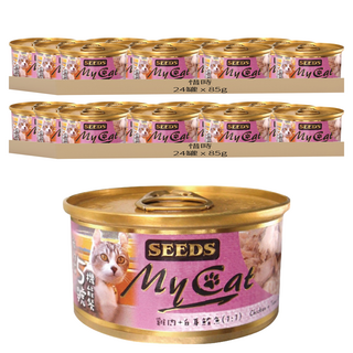 惜時 MyCat 我的貓 機能餐罐頭, 雞肉 + 白身鮪魚(1:1), 85g, 48罐