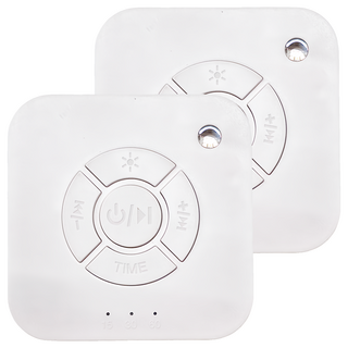 MeMO 攜帶型白噪音安撫除噪助眠儀 Q1 800mAh電池 1W功率 100g重 白色, 2個