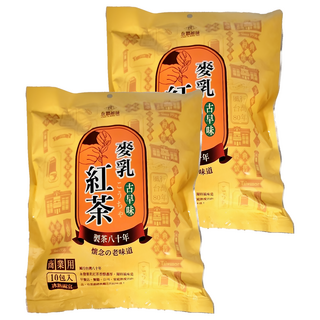 永發茗茶 麥乳紅茶 古早味 冷熱兩宜, 36g, 10包, 2袋