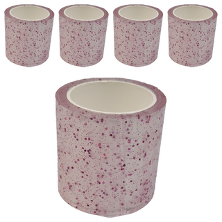 金蔥雙面奈米水晶膠帶1m 黏力強勁 不留痕跡 易拉伸彈性好, 粉紫, 5個