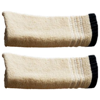 SHING LONG TEXTILE 台灣興隆毛巾 維納斯抗臭防霉方巾 43 x 33cm, 米色, 2條