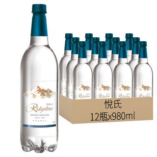 悅氏 聖稜線礦泉水, 980ml, 12瓶