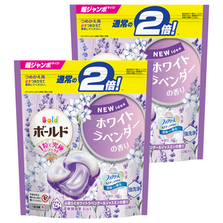 Bold 日本原裝進口 4D洗衣膠囊補充包 薰衣草茉莉, 22顆, 2袋