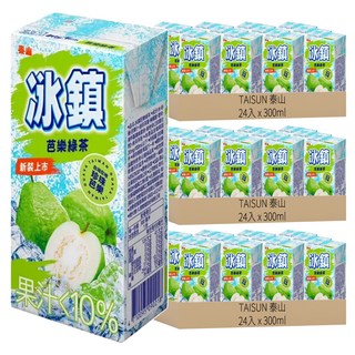 TAISUN 泰山 冰鎮 芭樂綠茶, 300ml, 72入