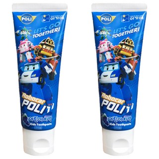 AGA-AE 波力救援小英雄兒童牙膏 葡萄口味 80g (3歲以上), 2條