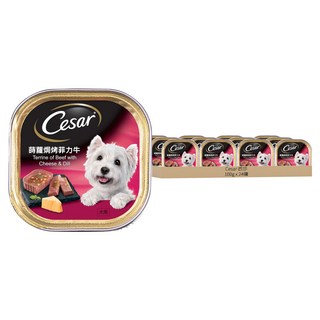 Cesar 西莎風味餐盒 蒔蘿焗烤菲力牛口味 100g 24罐 Set, 蒔蘿焗烤菲力牛