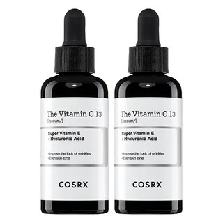 COSRX 13%維他命C精華 20ml - 提亮膚色、保濕、改善細紋, 2件