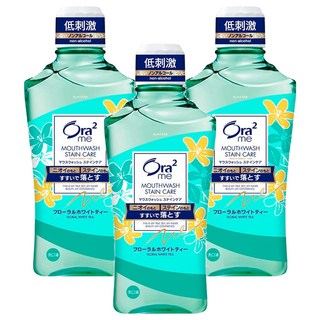 Ora2 愛樂齒 me淨白清新漱口水 白茶花香 460ml, 3瓶