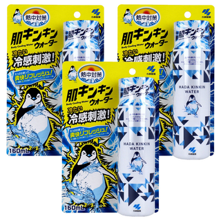 小林製藥 桐灰 企鵝 體用超涼感水 瞬間降溫 清涼舒爽, 160ml, 3瓶