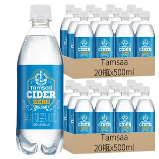 Tamsaa 零卡汽水, 500ml, 40瓶