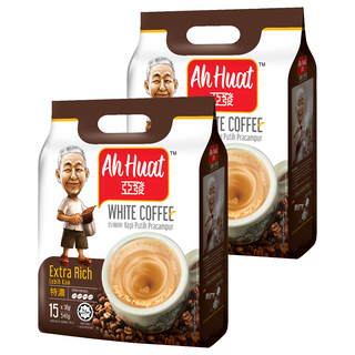 亞發 白咖啡 特濃 濃厚和香滑口感, 36g, 15包, 2袋