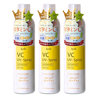 Ajuste 愛伽絲 高效防曬噴霧SPF50+ PA++++ 200g, 3瓶