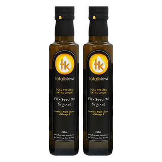 Totally kiwi 冷壓初榨亞麻仁油, 紐西蘭原產 Omega-3含量60%, 250ml, 2瓶