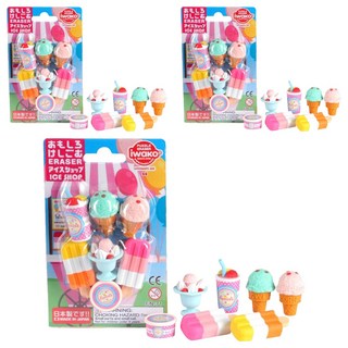 iwako 造型橡皮擦 冰店, 3組
