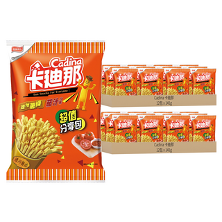 Cadina 卡迪那 德州薯條 茄汁口味, 141g, 24包