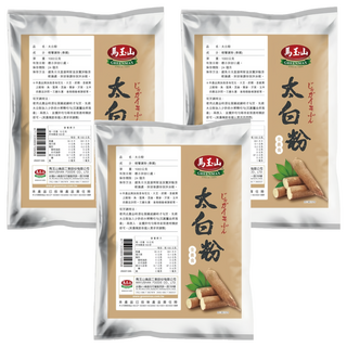馬玉山 太白粉, 1kg, 3個
