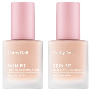 Cathy Doll 凱蒂娃娃 超清爽透膚粉底液, 02 自然膚色, 2瓶