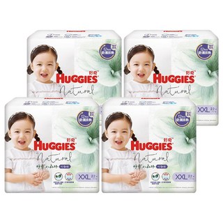 HUGGIES 好奇 小森林好動褲/尿布 15kg以上, XXL, 88片