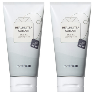 the SAEM 得鮮 療育茶園白茶洗面乳, 溫和清爽清潔 緊緻彈力, 150ml, 2條