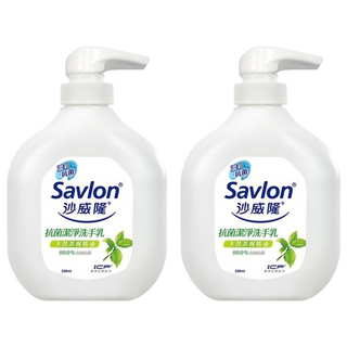 Savlon 沙威隆 抗菌潔淨洗手乳，含天然茶樹精油，99.9%有效抗菌, 250ml, 2瓶