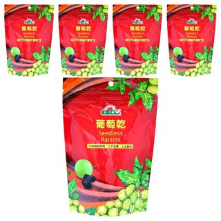 統一生機 葡萄乾, 250g, 5包
