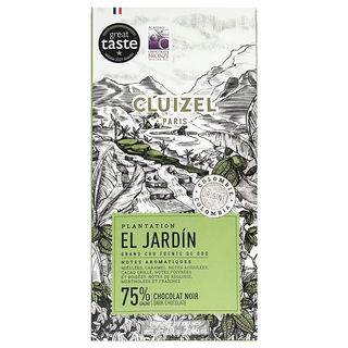 CLUIZEL 75%加登莊園黑巧片 70g, 1袋