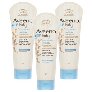 Aveeno baby 嬰兒燕麥保濕乳, 3條, 227g