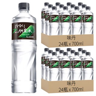 味丹 多喝水 鹼性竹炭水, 700ml, 48瓶