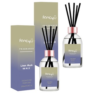 Fancy U 漸層室內擴香瓶 200ml, 亞麻麝香 Linen Musk, 2件