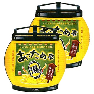 GOSHU 五洲藥品 五洲湯屋入浴劑 燈籠 艾草香氛 舒緩放鬆 在家享受泡湯樂趣, 50g, 2個