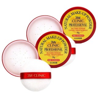 3W CLINIC 魔力蜜粉 30g, #10 閃光透明色, 2個