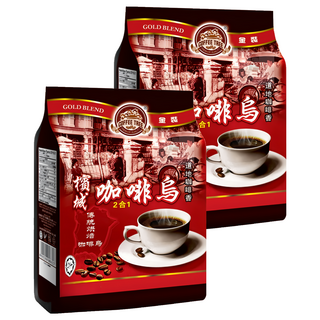 咖啡樹牌 檳城濾袋式經典咖啡烏, 黑咖啡經典原味, 11g, 20包, 2袋