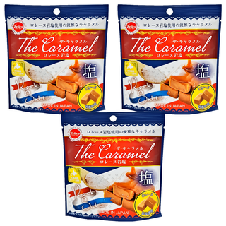 Zelico 焦糖鹽牛奶糖 北海道奶油 岩鹽使用 日本製造, 36g, 3包