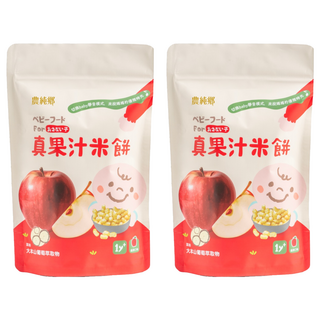 農純鄉 真果汁米餅, 蘋果, 40g, 2個