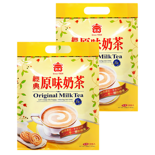 義美 經典原味奶茶, 18g, 18包, 2袋