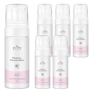 康朵私密處益生菌潔白慕斯 女性私密清潔 溫和潔淨 告別異味, 150ml, 6瓶