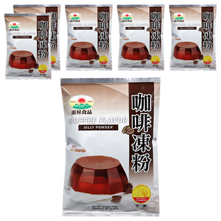 FAIRSEN 惠昇食品 咖啡凍粉, 口味清爽 全素可用 台灣製造, 1kg, 6包