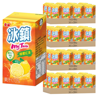 TAISUN 泰山 冰鎮檸檬紅茶, 250ml, 96入