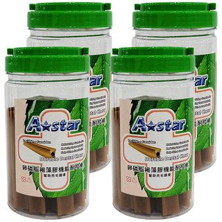 A star 卵磷脂褐藻膠機能耐咬棒 (亮毛護膚)-罐裝, Tuna, 640g, 4罐