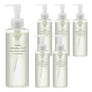 MUJI 無印良品 台灣公司貨 溫和卸妝油, 200ml, 6瓶
