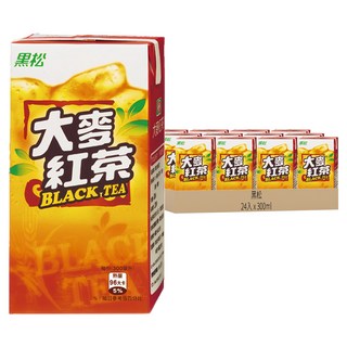 黑松 大麥紅茶, 300ml, 24入
