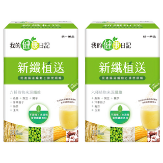 我的健康日記 新纖植送 纖維粉 6種植物來源, 198g, 2盒