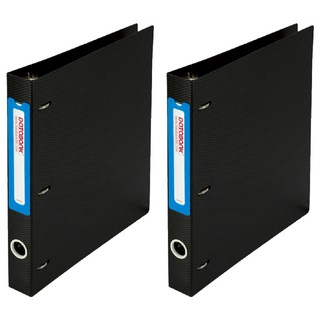 DaTaBanK 三田文具 A4 專案收納3孔夾資料夾 648DS, 2本, 藍色